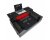 ProX XDJ-AZ DJ Controller Case w/ Shelf, 1U, LED + Wheels