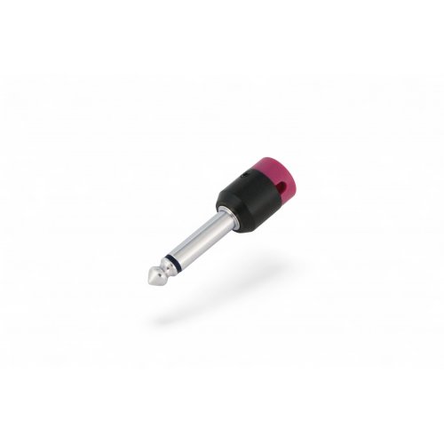Cable Techniques Low-Profile Right Angle 1/4in TS w/Standard Cap - Purple