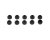 Sennheiser 525784 IE4 Ear Tips (10-Pack) - Black, Medium