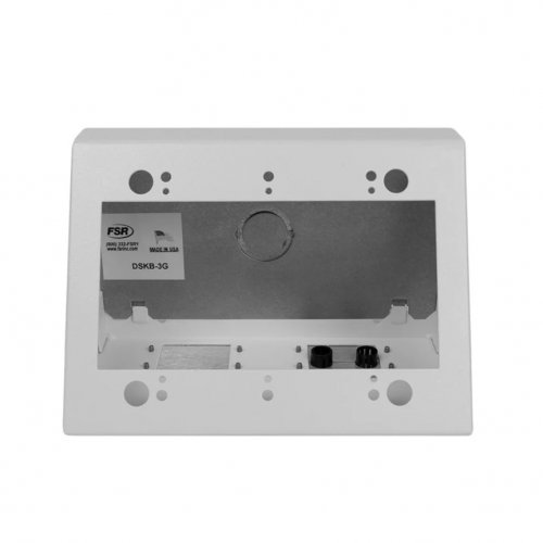 FSR Table Surface Mount Box 3 Gang - White