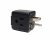 Leviton 692-BL Cube Tap - Black