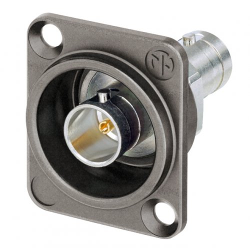 Neutrik NBB75DFGX Grounded UHD BNC Chassis Connector