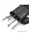 Gravity Stands Transport Bag for 4 Microphone Stands with Plate Base