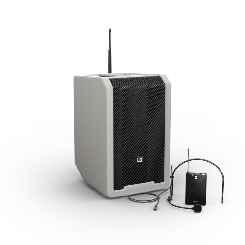 LD Systems ANNY 8 Battery-Powered Speaker w/ Headset Mic - Grey