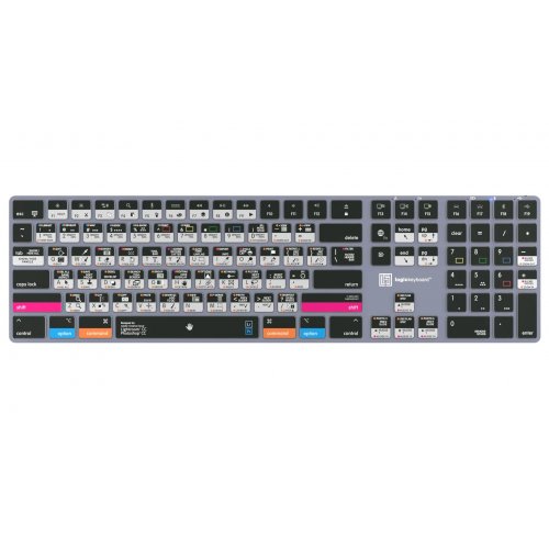 Logickeyboard Adobe Photographer TITAN Wireless Backlit Keyboard - Mac