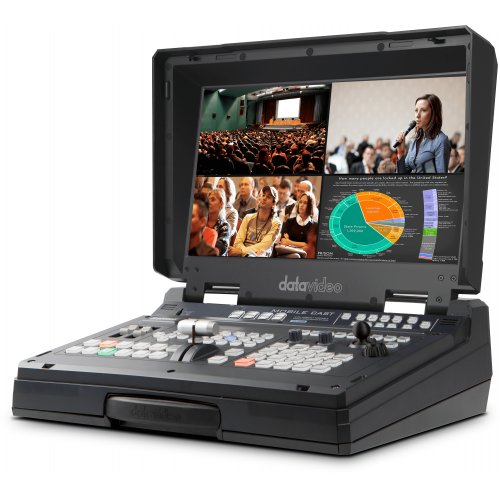 Datavideo HS-1600T MKII 4-Channel HD/SD HDBaseT Portable Video Streaming Studio