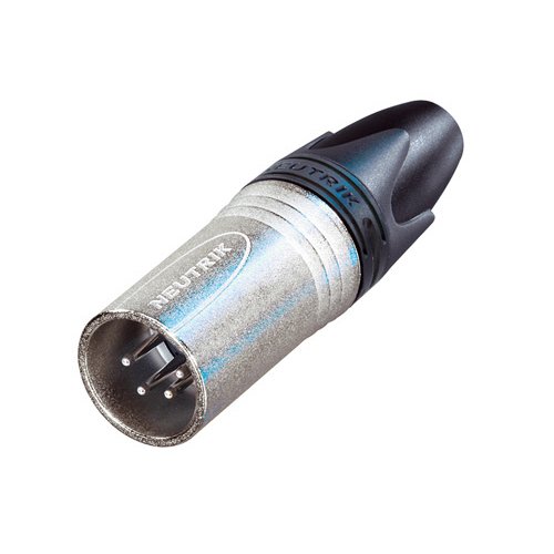 Neutrik NC4MXX 4 Pin XLR Male Connector w/ Nickel Housing & Silver Contacts
