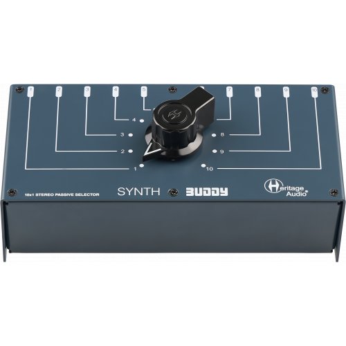 Heritage Audio Synth Buddy 10x1 Stereo Passive Instrument Selector
