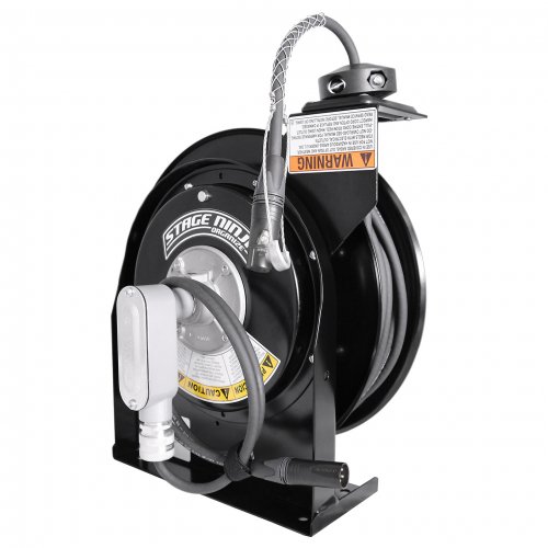 Stage Ninja 50 Foot Retractable XLR Lighting Cable Reel