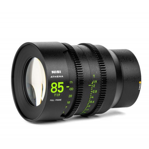 NiSi 85mm ATHENA PRIME Full Frame Cinema Lens T1.9 (E Mount, No Drop In Filter)