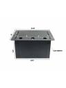 Elite Core BLANK Recessed Metal Floor Box - Large