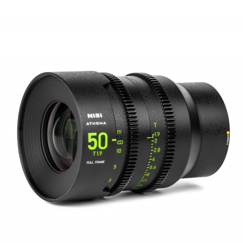 NiSi 50mm ATHENA PRIME Full Frame Cinema Lens T1.9 (E Mount, No Drop In Filter)
