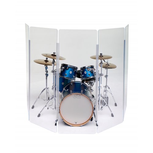 ClearSonic LITE2466x5 5-Panel Economy Drum Shield