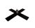 Burger Lighting Pipe and Drape Base (2in Pipe) - Cross Base