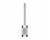 BassBoss Sublim8 4000W 3-Way Column PA Speaker w/ 18in Sub - White