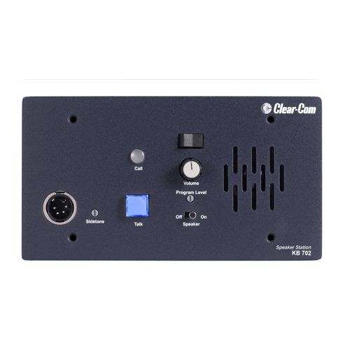 Clear-Com KB-702 2-Channel Headset/Speaker Station