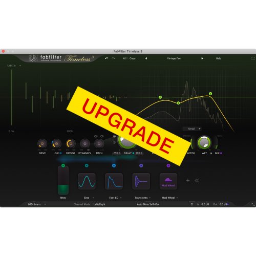FabFilter Timeless 3 Tape Delay Plug-in Upgrade from Timeless 2 (Download)