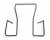 Shure 44A8035 Belt Clip for PG1, P3R, BLX1