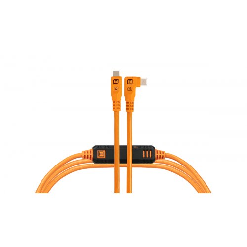 Tether Tools TetherPro Optima 10G Straight-Right Angle USB-C Cable - 3ft