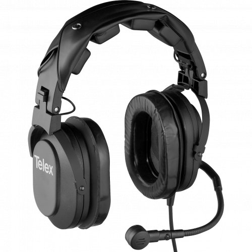 Telex HR-2 Double-Sided Headset with Flexible Boom Mic (A4F)