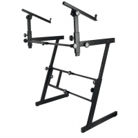On-Stage Stands KS7365-EJ Pro Heavy-Duty Folding-Z w/ 2nd Tier