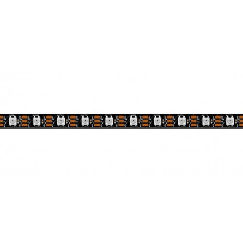 ENTTEC 8PXA60 RGB Pixel Strip (5V, 60-LEDs/m, 1:1) w/ Black PCB, 5M Roll