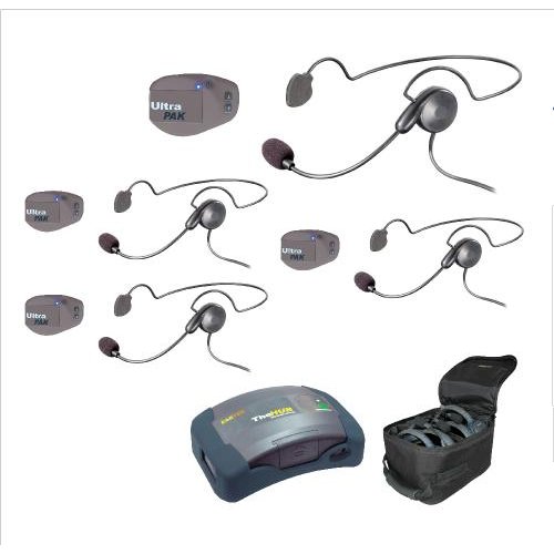 Eartec UltraLite UltraPak Wireless Intercom Package - 4 User w/ Cyber Headsets