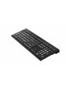 Logickeyboard Large Print White on Black NERO Slimline Keyboard - PC