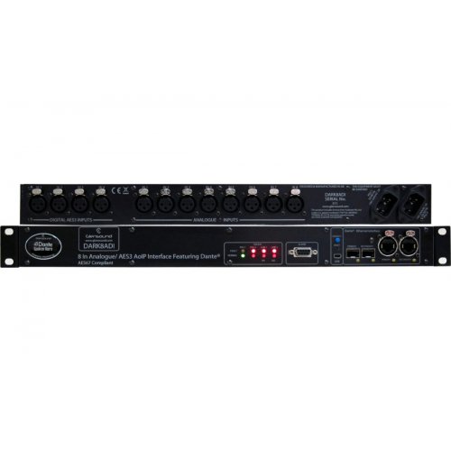 Glensound DARK8ADI Audio Network 8 Analogue, 4 AES3 Input Rack