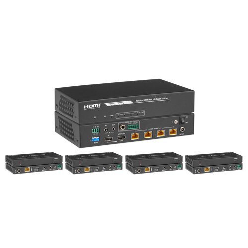KanexPro KanexPro 18G HDMI 2.0 Splitter Extender 150m Kit - 1x4