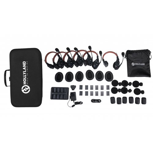 Hollyland Solidcom C1 Pro 6 Person Noise Cancelling Headset Intercom