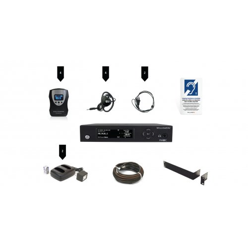 Williams AV FM+ 558 PRO System | 4 Receivers & Install Accessories