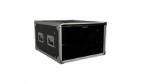 ProX Vertical Shockmount Rack Case w/ Top Sliding Slam Doors - 6U, 20in Depth