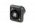 Neutrik NO4FDW-A OpticalCON Quad Panel Mount