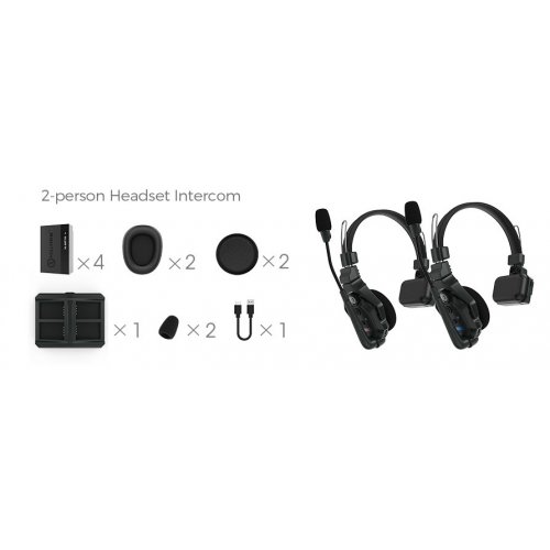 Hollyland Solidcom C1 Wireless Intercom Headset System - 2 Person