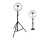 Gator Ring Light Set w/ Stand + Phone Holder (2-Pack)