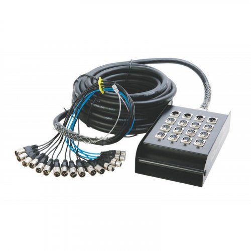 On-Stage Stands SNK124100V2 100\' 12-Channel/4-Return Stage Snake