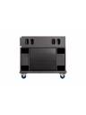 BassBoss Sublim8 4000W 3-Way Column PA Speaker w/ 18in Sub - Black