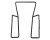 Shure 44A8030A Replacement PGX/SLX Belt Clip