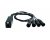 Digiflex LDMX5-CAT-OUT 4 Universe 5 Pin DMX over Cat5