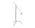 Matthews 40in C-Stand w/ Turtle Base + Grip Head & Arm 10.5ft - Chrome