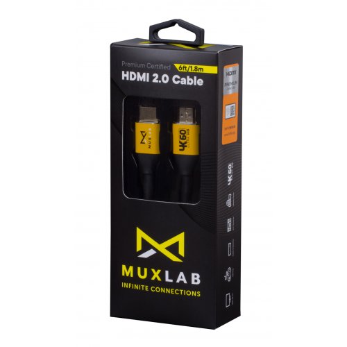 Muxlab Premium Certified HDMI 2.0 Cable, 1.8M