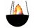 Ultratec Le Flame Simulated Flame Effect Light w/ Hanging Bowl