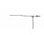 K&M 25530 Long Boom Arm w/ Counter Weight (34 - 61in)