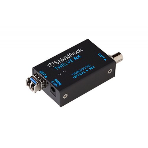 ShieldRock TWELVE RX 12G Optical Fiber to 12G-SDI Converter