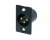 Neutrik NC3MP-BAG 3 Pin Male XLR P-Type Mount (Black/Silver)