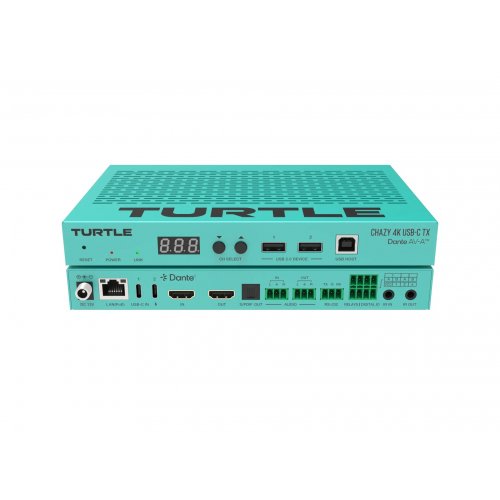 Turtle AV Chazy 4K TX Dante USB-C/HDMI Transmitter