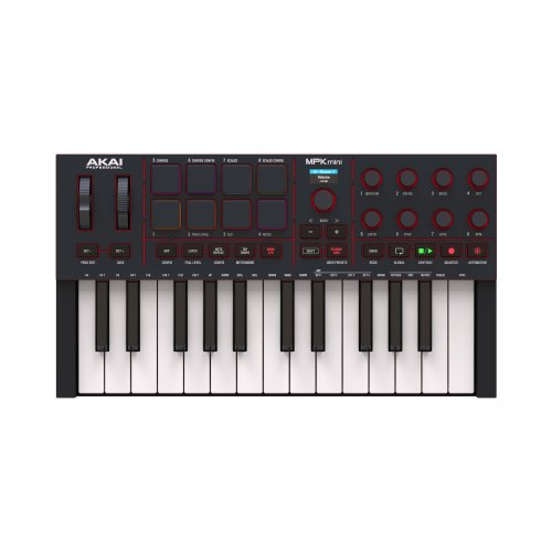 Akai MPK Mini IV 25-Key Compact Keyboard and Pad Controller - Black
