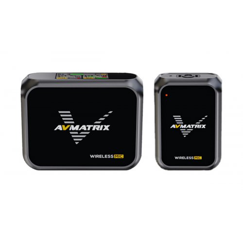 AVMatrix WM12 Mini Wireless Microphone System (1 TX, 1 RX)