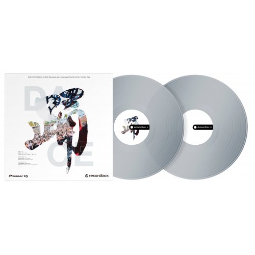 Pioneer DJ RB-VD2 rekordbox Control Vinyl (Pair) - Clear